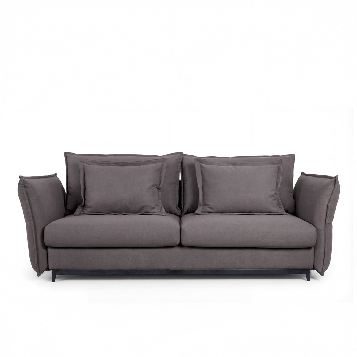 Canapé Tissu Droit Convertible Verduro - 3 Places