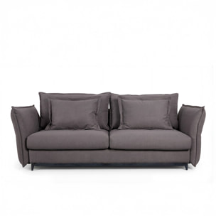 Canapé Tissu Droit Convertible Verduro - 3 Places