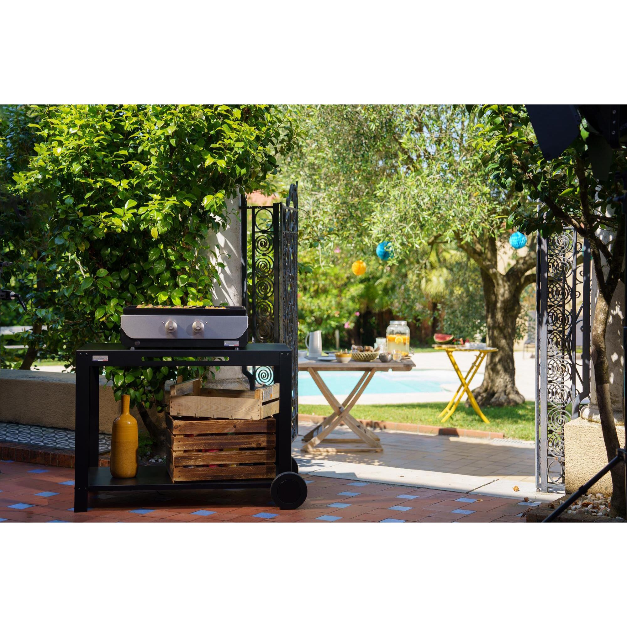 TABLE DESSERTE 110 XL NOIRE - LE MARQUIER