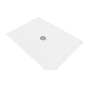 by Kaldewei Receveur de douche rectangulaire 120x80 cm acier émaillé, blanc (SATSVFEEL12080)