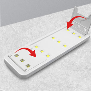 Lampada asciuga unghie UV ultravioletta con batteria incorporata. Per smalti speciali tipo semipermanente, acrilici, ecc.