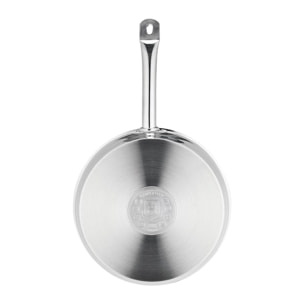 Poêle inox 28x6cm induction