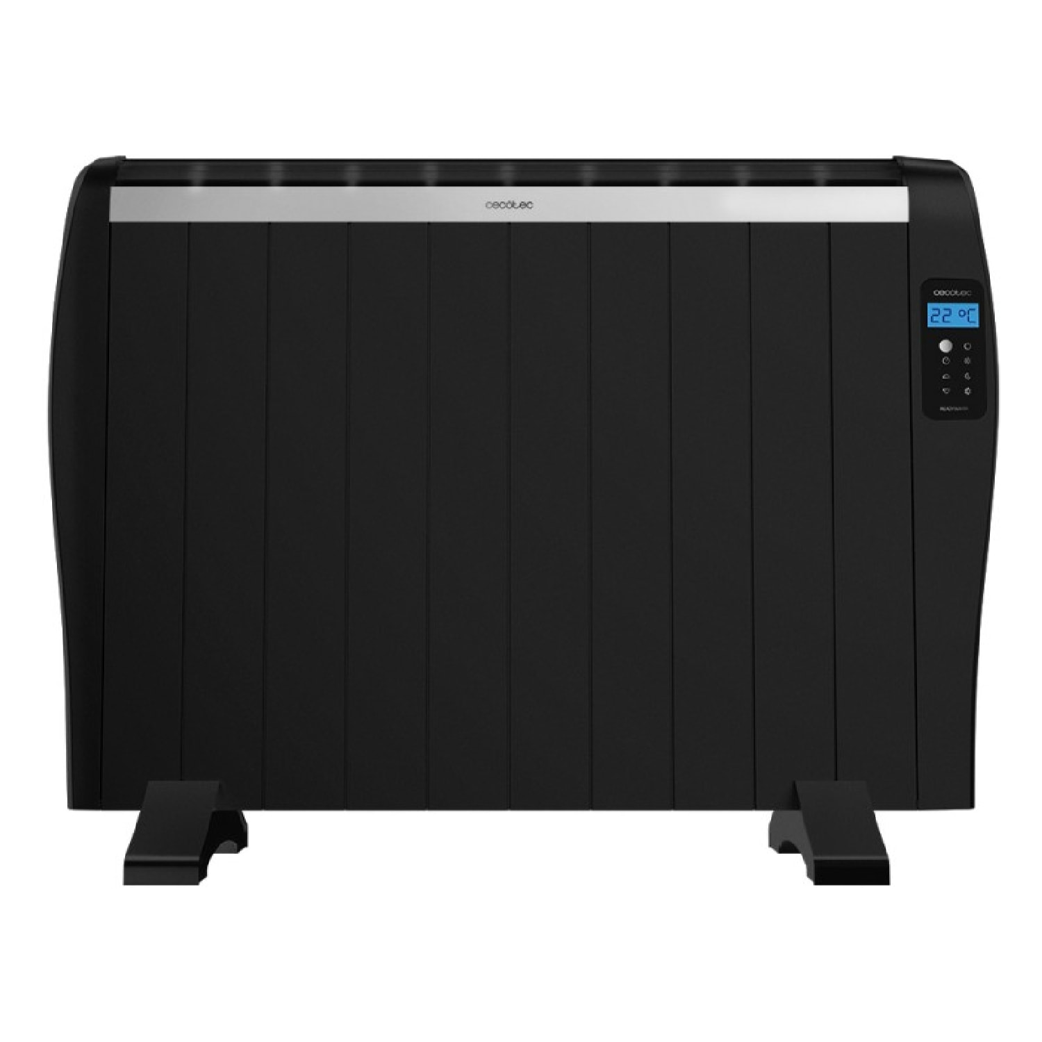 Radiador Eléctrico Bajo Consumo ReadyWarm 2000 Thermal Black. 10 Elementos, 1500