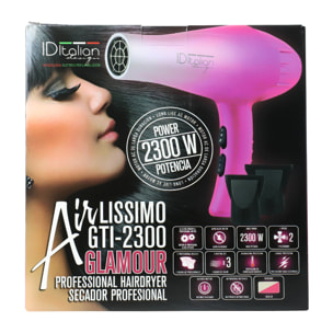 Asciugacapelli Gti 2300 Airlissimo Colore Rosa
