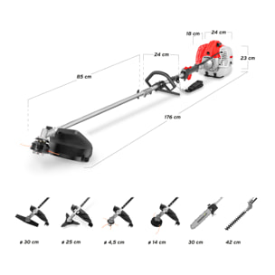 Herramienta multifunción de gasolina - Greencut GM650X-6