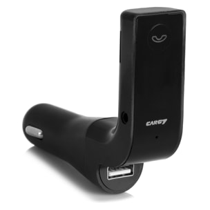 Kit 4 in 1 con vivavoce Bluetooth e trasmettitore FM per auto