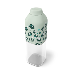 Bouteille réutilisable Positive M 500ml vert Léopard