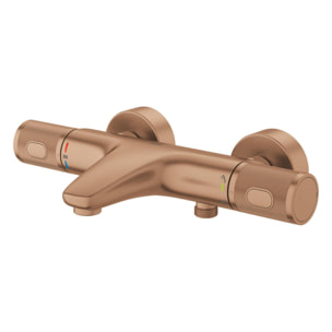 Mitigeur thermostatique Bain Douche 1/2 - Warm Sunset brossé
