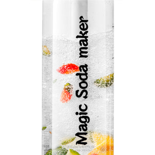 Máquina portátil KT-128B para preparar agua con gas y bebidas carbonatadas en casa. 1L de capacidad.