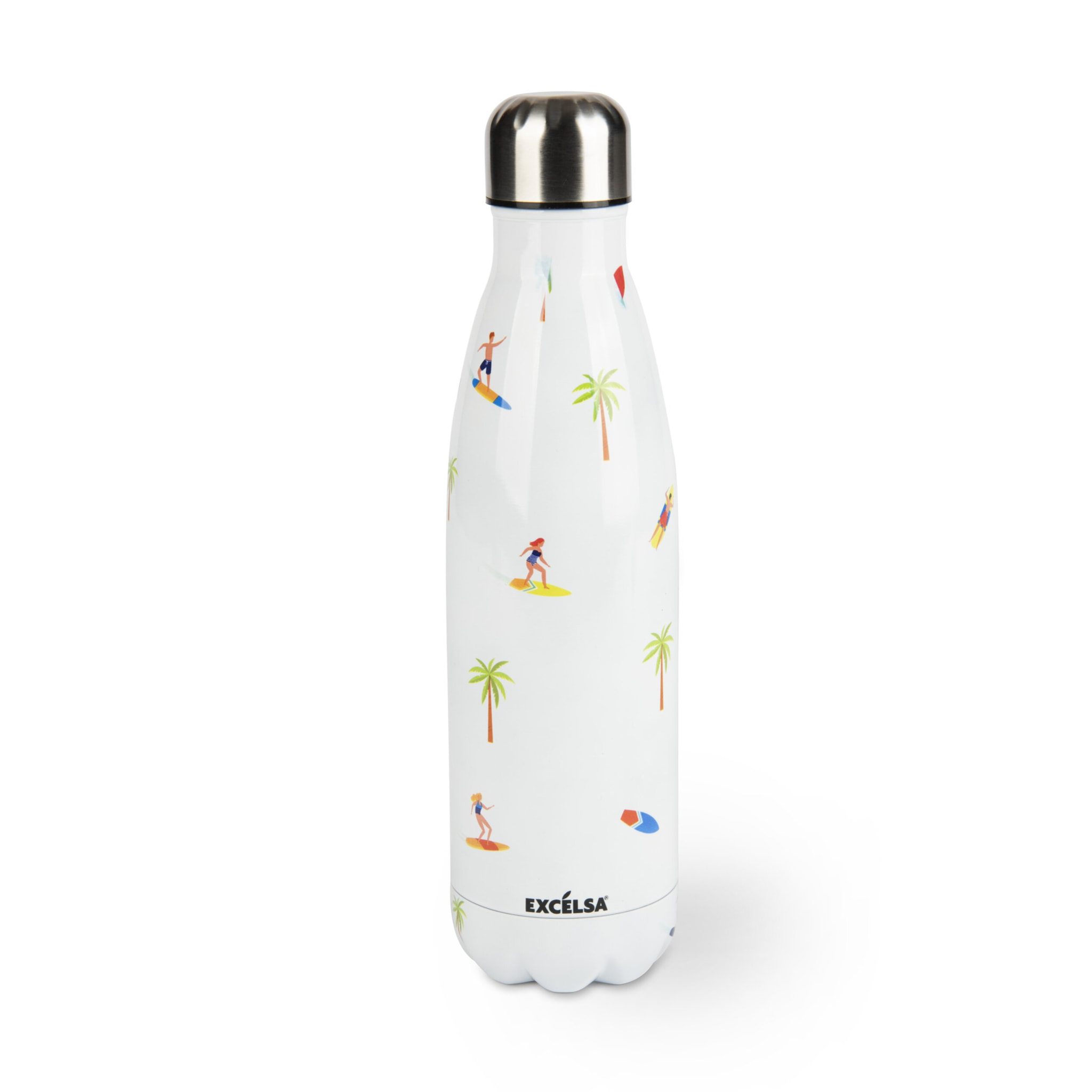 Bottiglia Termica Excelsa- Honolulu, Acciaio Bianco