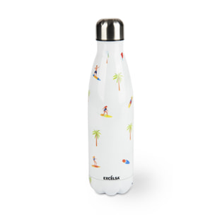 Bottiglia Termica Excelsa- Honolulu, Acciaio Bianco