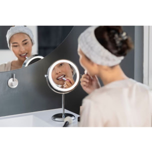 Miroir MEDISANA cosmétique 2 en 1 rechargeable lumineux