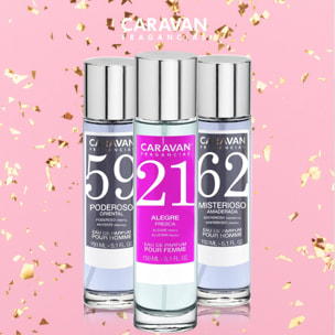 Caravan fragancias - caja de regalo con 2 perfumes nº21 de 150 ml, para mujer
