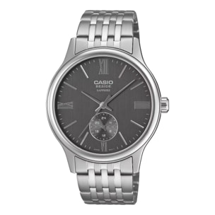 Reloj Casio BMS-100D-8A Hombre Analogico Cuarzo con Correa de Acero inoxidable