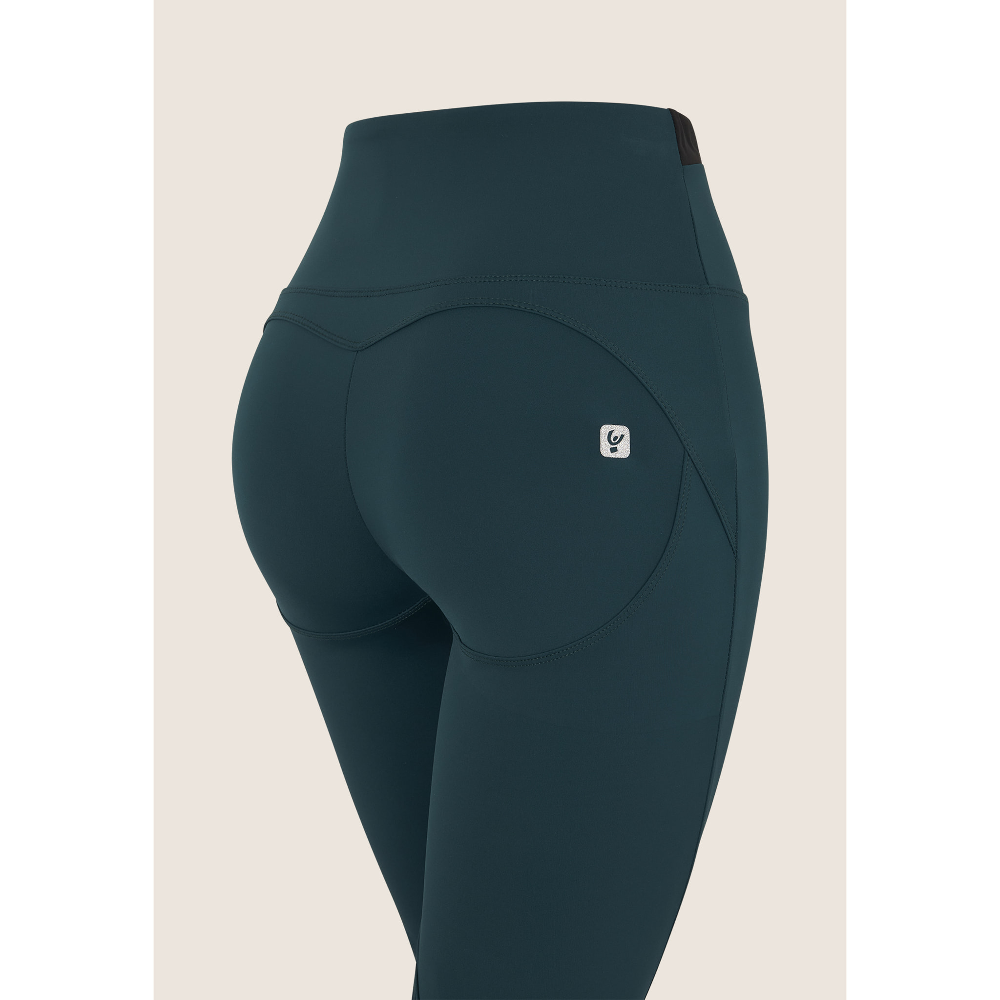 Leggings flare WR.UP CORE vita altissima inserti a contrasto