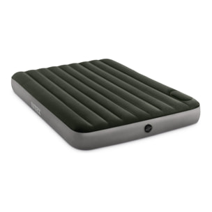Colchón hinchable Intex Dura-Beam Downy con bomba de pie, 152x203x25 cm