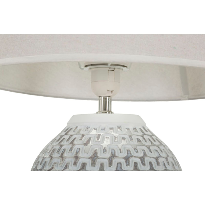 LAMPADA DA TAVOLO RESINA WAVE CM Ø 35X65