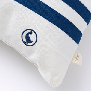 Set de 2 cojines 40x40cm 100% algodón 300gsm color crudo el ganso