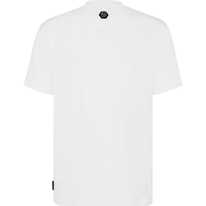 PHILIPP PLEIN T-Shirt Round Neck SKULL AND PLEIN