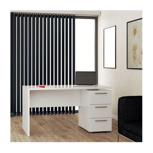 Mesa de escritorio Stylus Blanco Artik (Blanco Mate)