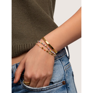 Bracciali Altea Colors  in Acciaio Placcato Oro