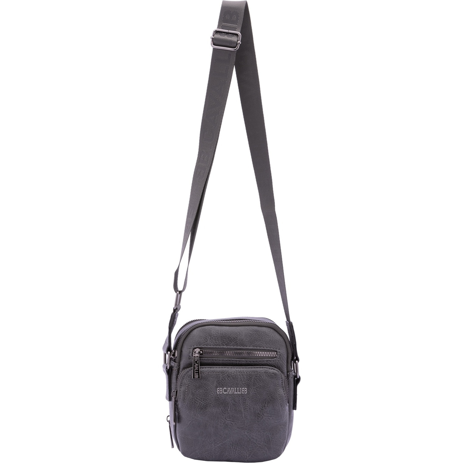 Borsa a tracolla da uomo - Modello False - Ecopelle - 18.0 x 15.0 x 9.0 cm