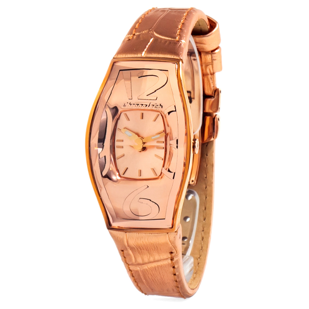 Reloj Chronotech CT7932L-68 Mujer Analogico Cuarzo con Correa de Piel