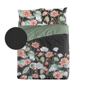 Housse de couette ninfa noir
