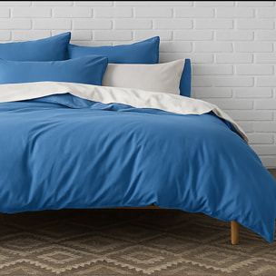 Housse De Couette bonnet 40cm Percale Lake