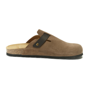 Sabot Mandèl Suede Marroncino