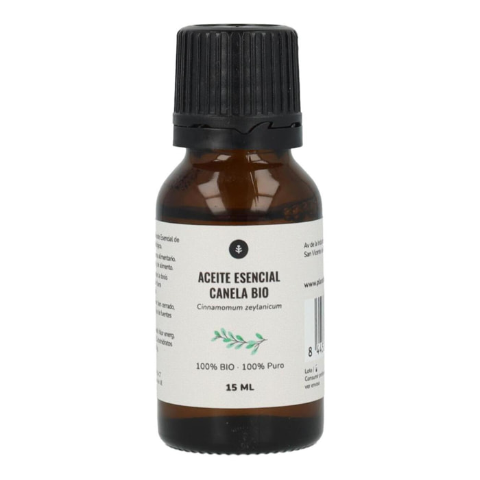 PLANETA HUERTO | Aceite Esencial de Canela Bio 15 ml - Potente Antibacteriano y Estimulante de la Circulación, Alivia Dolores Articulares y Mejora el Tono Muscular