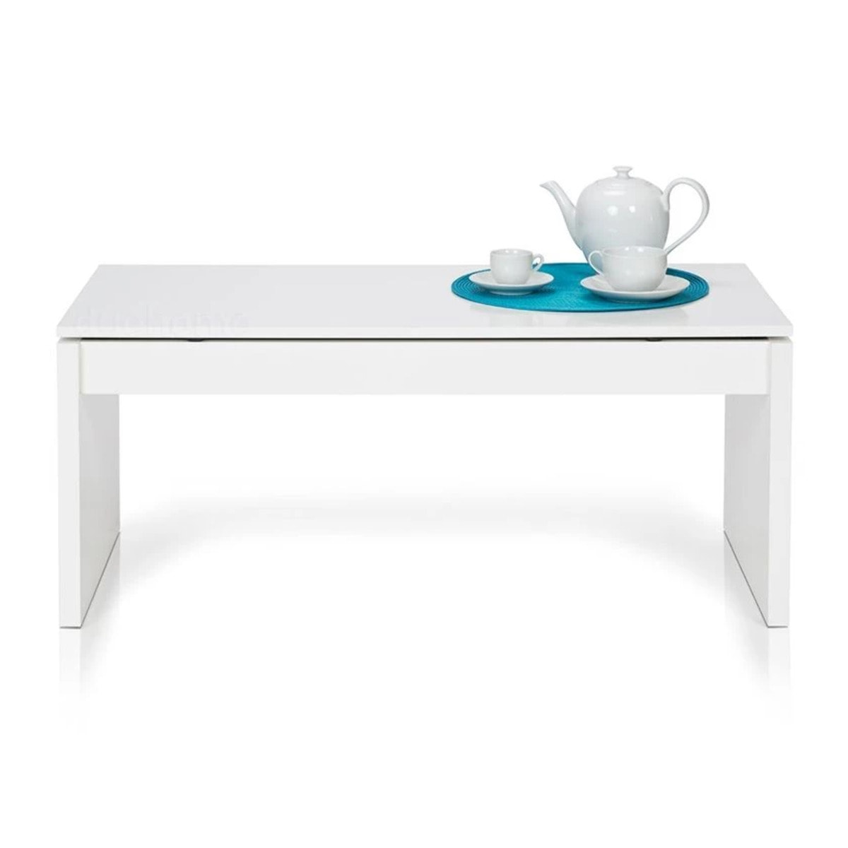 Mesa de centro elevable Zenit Blanco