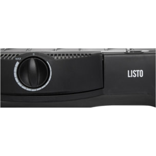 Barbecue électrique LISTO BAT L7 noir à poser, 40x24.5 cm