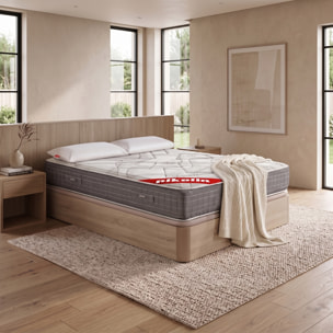 Colchón Muelles Ensacados + Canapé Abatible + Almohada Visco | ENVIO, MONTAJE Y RETIRADA INCLUIDO | Saturn