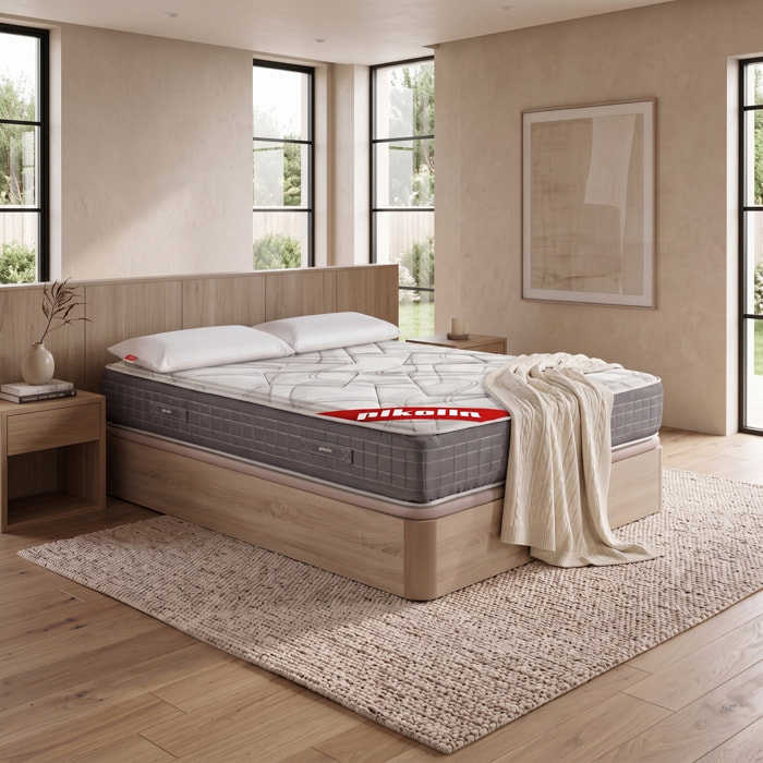 Colchón Muelles Ensacados + Canapé Abatible + Almohada Visco | ENVIO, MONTAJE Y RETIRADA INCLUIDO | Saturn