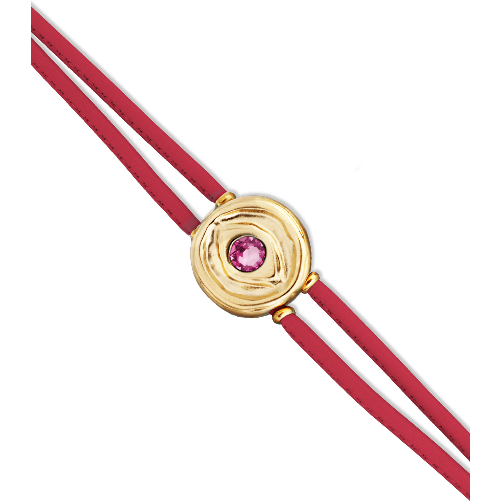 Pulsera SER INTUITIVA ROSA OSCURO M