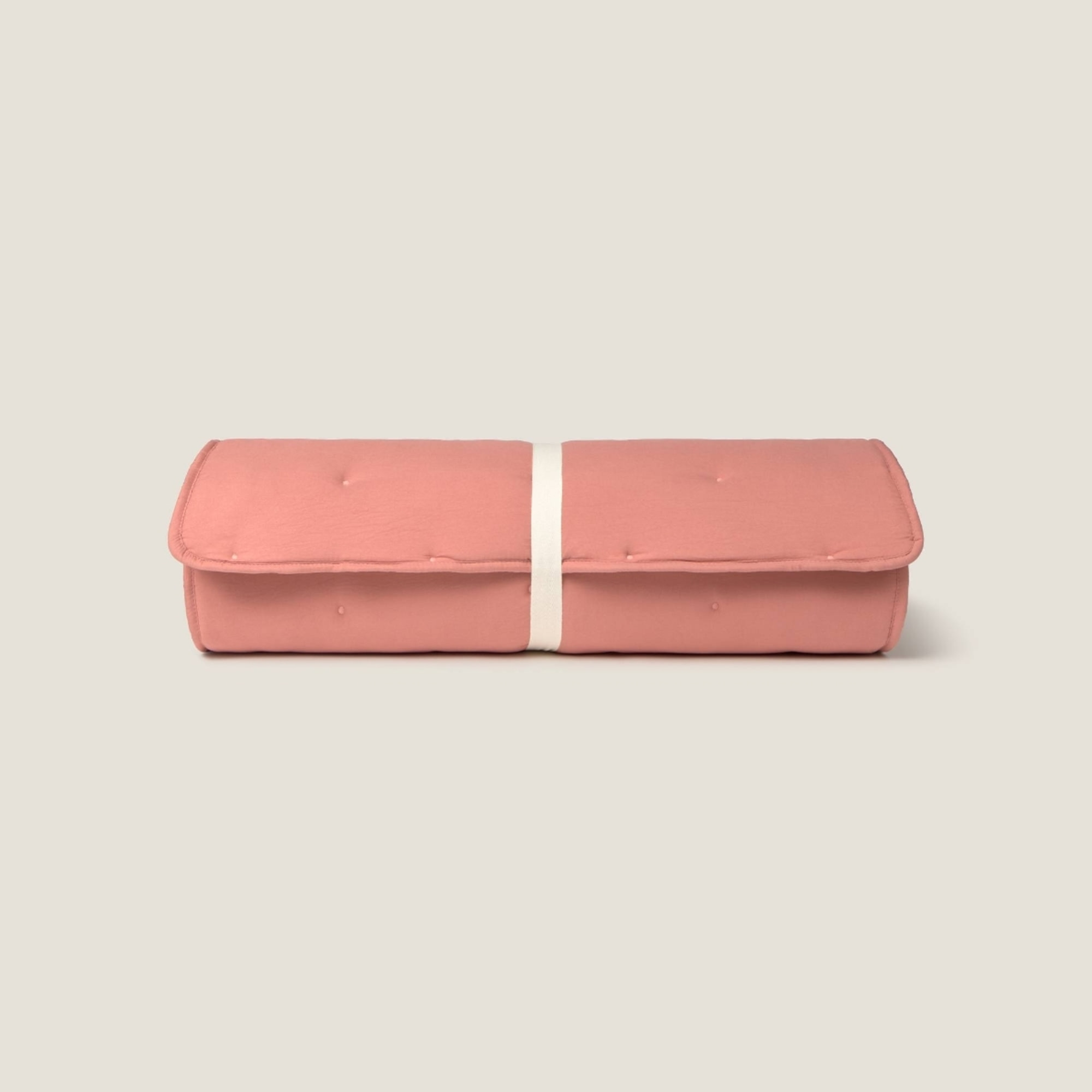 Topper reversible acolchado Rustcol color rosa empolvado Poliéster