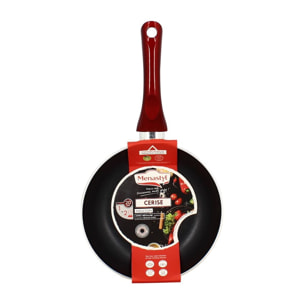 Poêle antiadhésive en aluminium 20cm  - tous feux CERISE