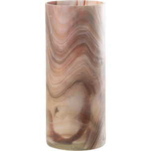 J-Line bougeoir Arti - verre - marron - small