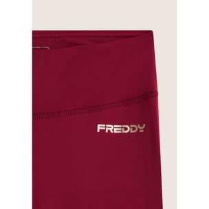 Leggings in tessuto quick dry vita alta con fondo a zampa