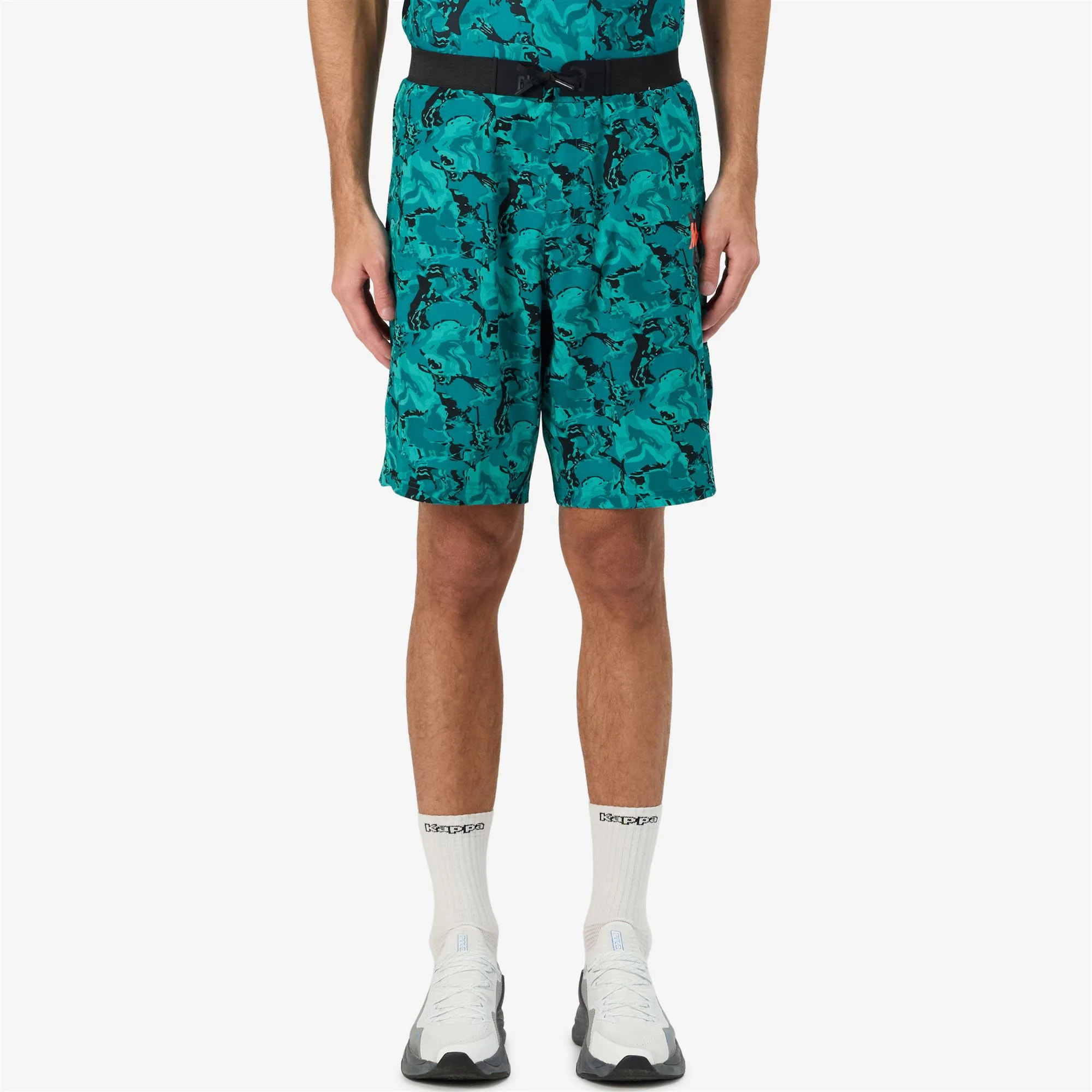 Kappa - Pantaloni Corti Uomo Blu - Kombat Wkt Geclito