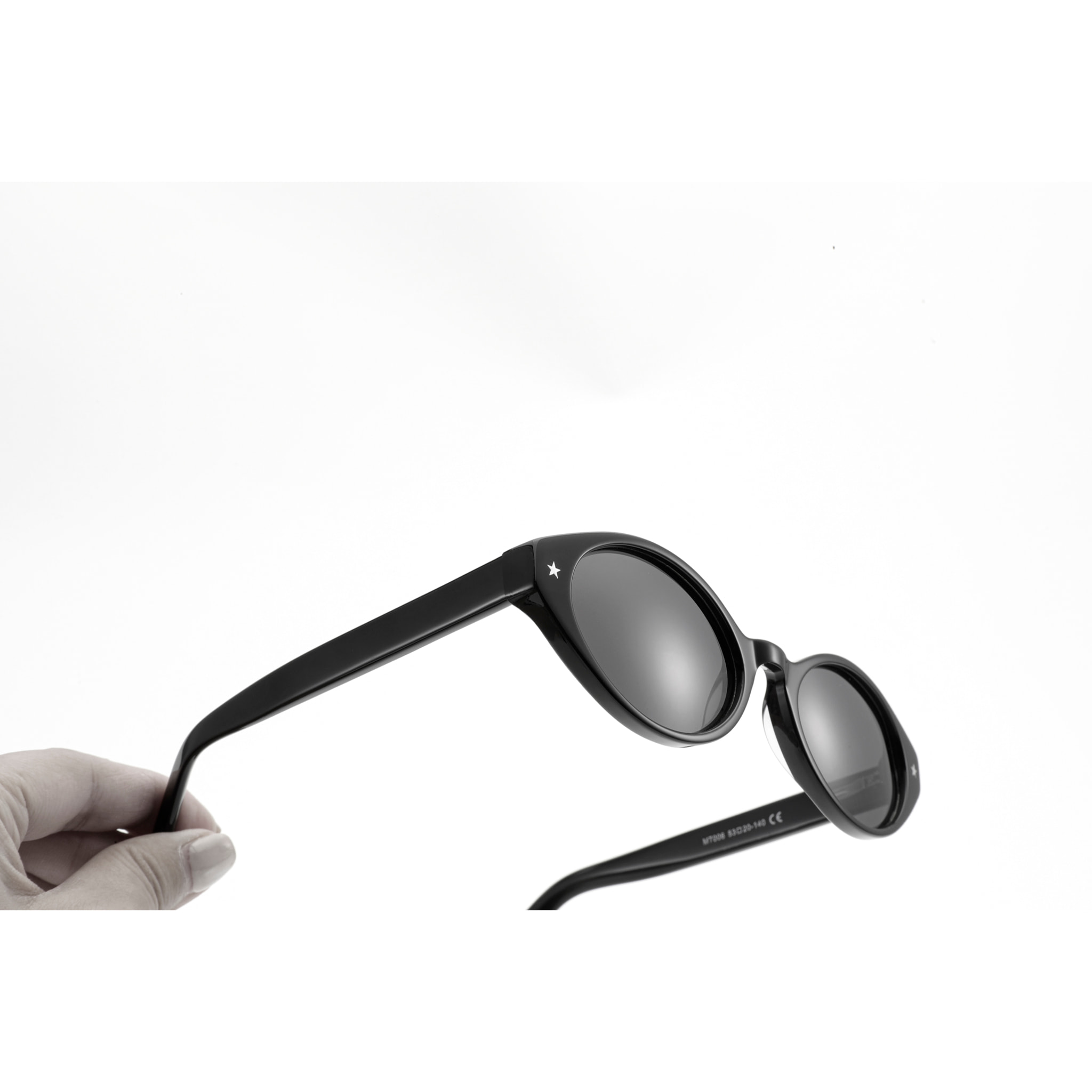 Gafas de sol OCEAN LA PLAGE PAMPELONNE - Negro brillante / Ahumada