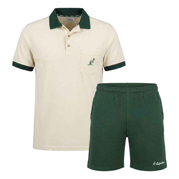 Completo Homewear Uomo Corto AUSTRALIAN Cotone