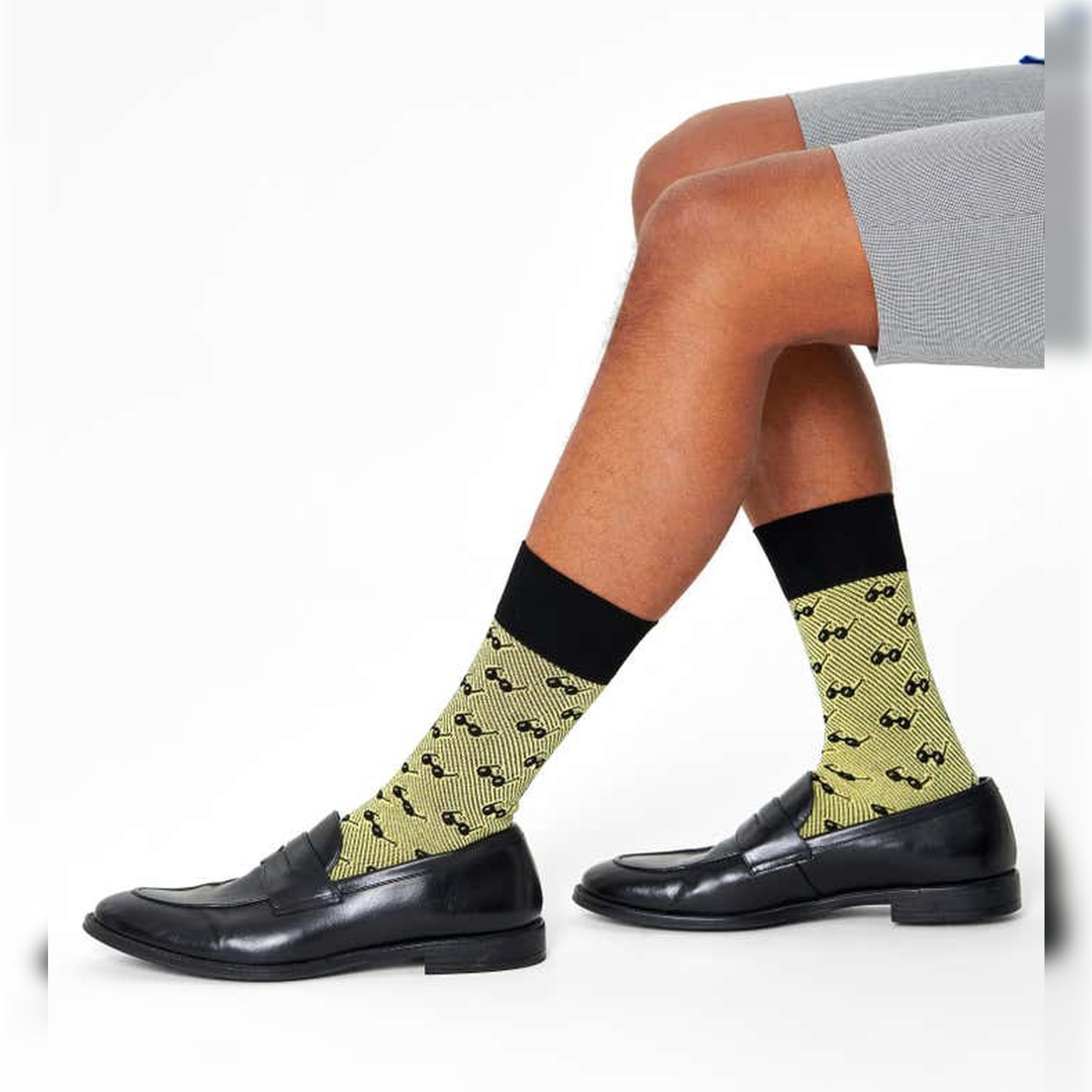 Calcetines dressed sunglasses negras