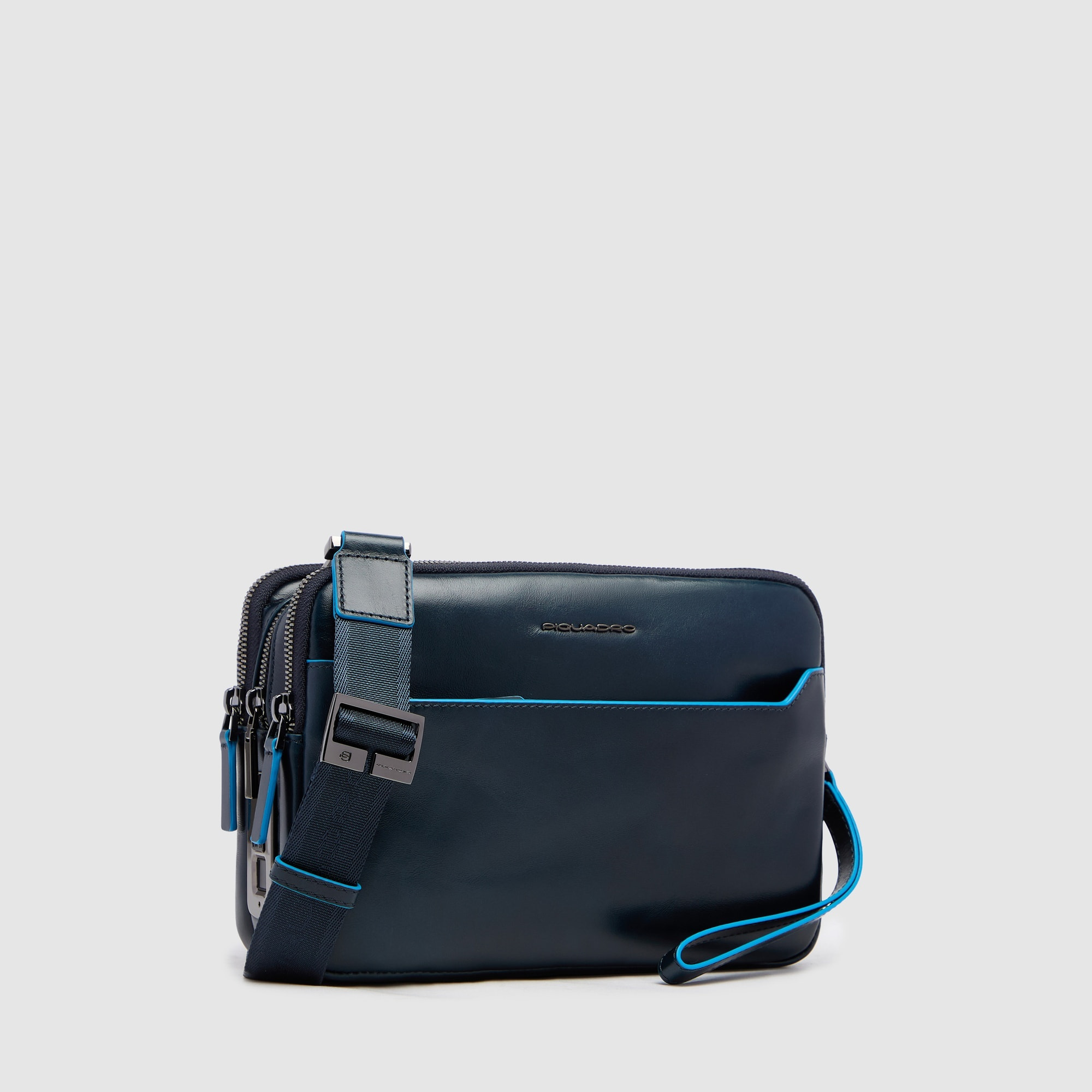 Piquadro Pochette uomo con chiusura a impronta digitale