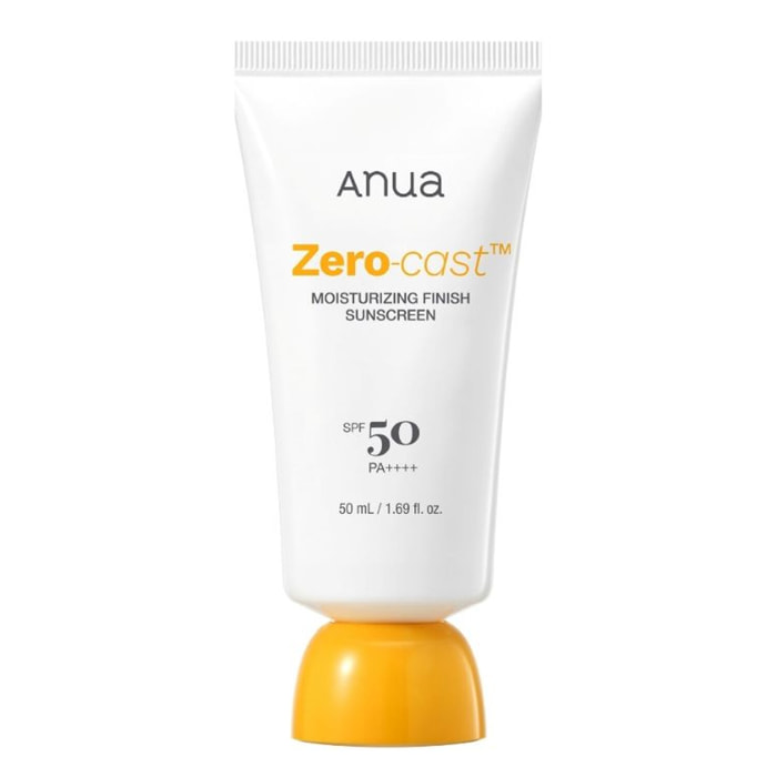Zero-Cast Moisturizing Finish Sunscreen SPF 50+ - Crème Solaire Légère et Hydratante 50ml
