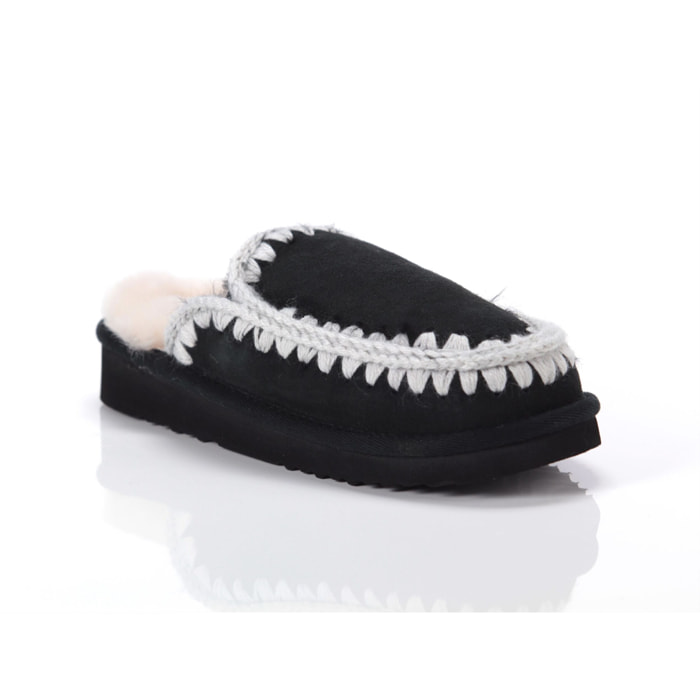 Boots Mou SLIPPER PLAT Nero