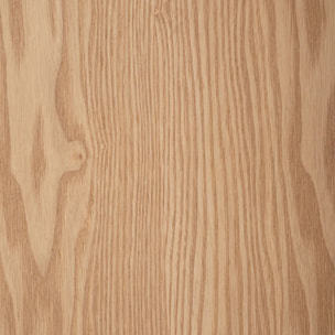 Meuble d'entrée 1 tiroir "Tiria" en placage frêne & métal 90x45cm