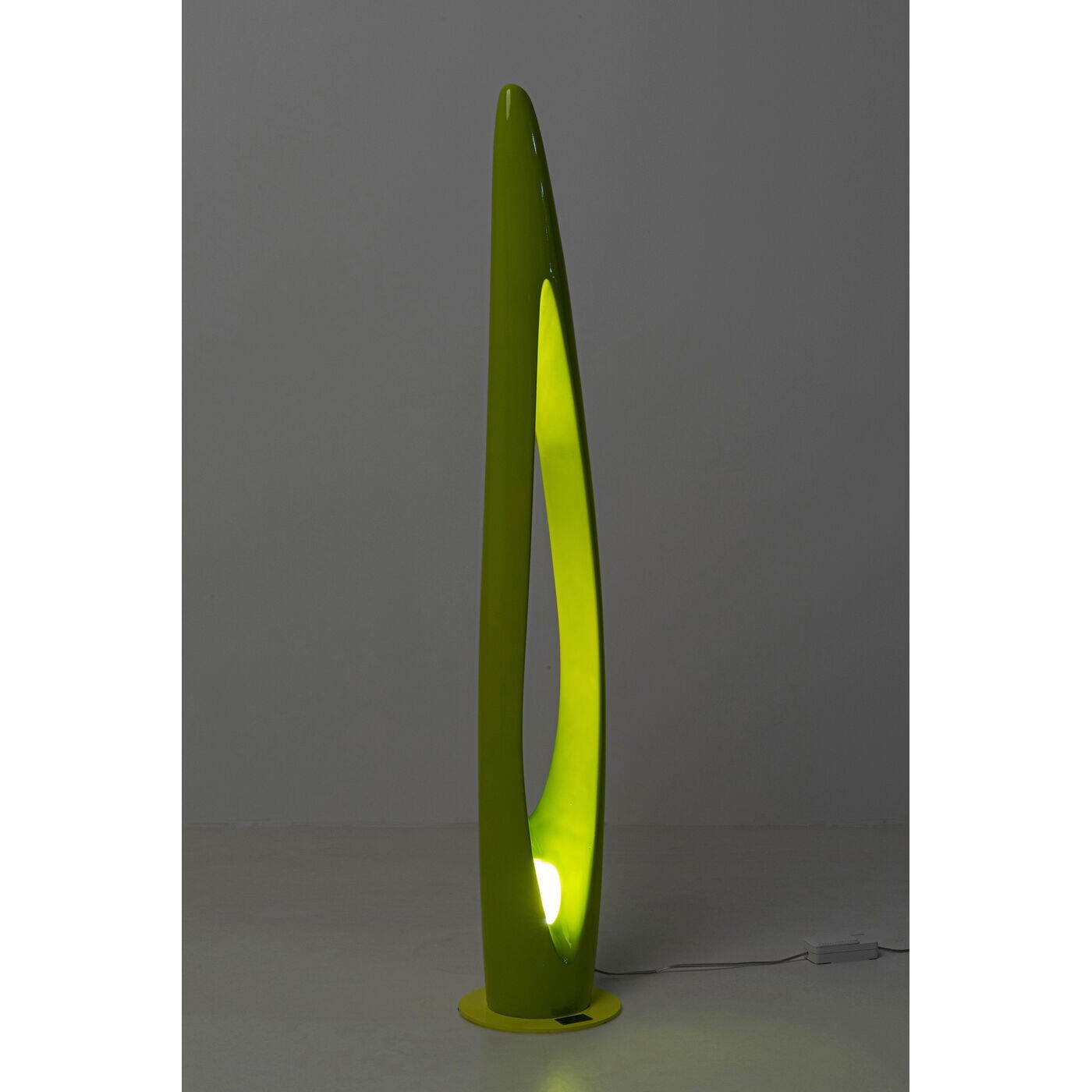 Lampadaire Flow Flame 132cm vert Kare Design
