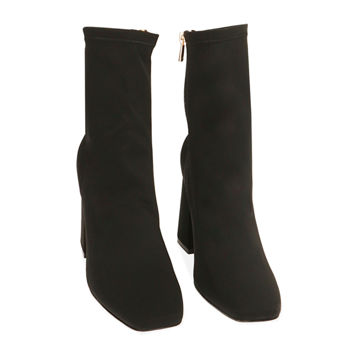 Botines negros de lycra